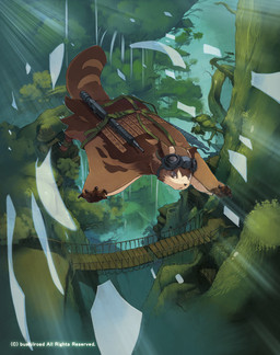 5_fingers ambiguous_gender anthro bridge brown_body brown_fur detailed_background eyewear eyewear_on_head fingers fur goggles goggles_on_head outside plant solo tree takeo_saitou bushiroad cardfight!!_vanguard element_glider flying_squirrel mammal rodent sciurid