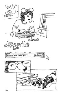 ambiguous_gender anthro bar_emanata clothed clothing computer_keyboard computer_monitor computer_mouse dogpile_(search_engine) duo emanata eyewear glasses gloves hair handwear male mostly_offscreen_character mouse_cursor poster_(object) round_ears shirt solo_focus sound_effects speech_bubble text topwear vocalization wearing_glasses gaydottiff ash_(gaydottiff) martha_(gaydottiff) ambiguous_species mammal mouse murid murine rodent 2024 comic english_text hi_res monochrome