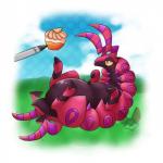 ambiguous_gender arthropod barefoot blush centipede chubby cloud cute feral fruit grass hi_res horn insect lemon looking_up lying nintendo nude on_back outside pokemon_amie pokepuff pokémon raised_leg scolipede shadow shiny sky solo stylus tailwag video_games yellow_eyes yuririi
Rating: Safe
Score: 11
User: toh
Date: December 02, 2013