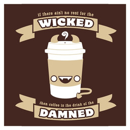 2_horns :d ambiguous_gender beverage border brown_background coffee coffee_cup container cup disposable_cup fangs food front_view horn not_furry open_mouth open_smile simple_background smile solo spade_tail steam tail tan_body tan_tail teeth text what_has_science_done white_body white_border white_eyes unknown_artist animate_inanimate demon food_creature 1:1 digital_media_(artwork) english_text meme