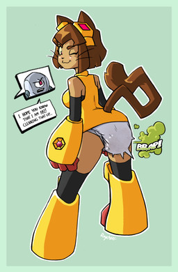 abdl anthro armor boots clothed clothing diaper eyewear fart feces female footwear gauntlets gloves goggles handwear machine onomatopoeia pooped pooping scatplay shoes soiled soiled_diaper soiling soiling_diaper solo sound_effects tail text unclean_diaper used_diaper using_diaper wearing_diaper whiskers yellow_boots yellow_clothing yellow_footwear yellow_gauntlets raychzec gameoverse glitch_productions kaboodle_(gameoverse) kit_bodega domestic_cat felid feline felis mammal robot absurd_res hi_res