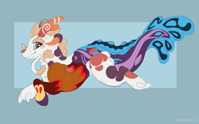 fin horn inflatable looking_back mid_transformation pool_toy solo toony transformation whiskers symrea mythology animate_inanimate dragon eastern_dragon living_inflatable mythological_creature mythological_scalie scalie 16:10 sketch widescreen