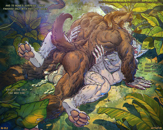 anal anal_orgasm anal_penetration anthro anthro_on_anthro anthro_penetrated anthro_penetrating anthro_penetrating_anthro balls biceps big_balls big_butt big_muscles blush bodily_fluids brown_body brown_fur butt close-up colored_nails cum cum_drip cum_in_ass cum_inside cum_on_chest cum_on_ground cum_on_partner cum_on_the_ground cum_while_penetrated cumshot dewdrop_balls dripping duo ejaculation erect_tail erection forest from_front_position fur genital_fluids genital_focus genitals grass hair hands-free huge_balls huge_muscles india innocent_expression jungle jungle_background leaf leaves_on_ground looking_pleasured lying lying_on_another male male/male male_on_bottom male_on_top male_penetrated male_penetrating male_penetrating_male missionary_position muscular muscular_anthro muscular_male nails nipples nude on_back on_bottom on_top open_mouth orgasm outdoor_nudity outside outside_sex pecs penetration penile penile_penetration penis penis_in_ass plant pounding_ass pubes relaxing saliva saliva_on_tongue saliva_string sex simultaneous_orgasms smile spread_legs spreading sweat sweatdrop sweaty_genitalia sweaty_legs tail text throat_grab throbbing throbbing_balls tongue tongue_out tree tusks vein veiny_arms veiny_legs veiny_muscles white_body white_nails wolf_tail hotsatyr th patreon the_jungle_book phao_(hotsatyr) rati canid canine canis mammal wolf digital_media_(artwork) english_text