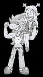 anthro bottomwear clothing denim denim_bottomwear denim_clothing duo female flexing jeans midriff muscular muscular_female pants simple_background sitting_on_arm transparent_background seab deltarune undertale_(series) noelle_holiday susie_(deltarune) deer mammal reptile scalie 2018 9:16 alpha_channel graphite_(artwork) hi_res traditional_media_(artwork)