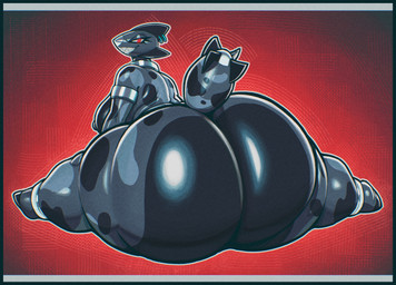 aircraft airship anthro anthrofied back_boob big_butt black_body breasts butt female huge_butt huge_hips huge_thighs hyper hyper_butt hyper_hips hyper_thighs machine overweight overweight_anthro overweight_female rear_view red_eyes sharp_teeth solo spread_legs spreading teeth thick_thighs vehicle wide_hips patacon bloons_tower_defense ninja_kiwi dark_dirigible_titan aeromorph living_aircraft living_airship living_machine living_vehicle 2025 digital_media_(artwork) hi_res
