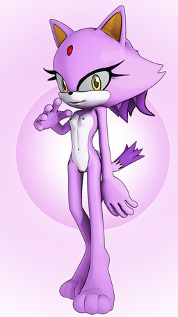 anthro barefoot breasts feet female fur genitals looking_at_viewer navel nipples nude nude_anthro nude_female pink_nipples purple_background purple_body purple_fur simple_background small_breasts smile solo tail vulva yellow_eyes rarequinez sega sonic_the_hedgehog_(series) blaze_the_cat domestic_cat felid feline felis mammal 2023 3d_(artwork) digital_media_(artwork) hi_res