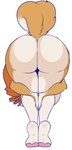 anthro back_boob big_breasts big_butt breasts butt female nude rear_view simple_background solo tail white_background wide_hips skidd praise_da_booty_(meme) uberquest kibbles_(uberquest) canid canine canis domestic_dog mammal absurd_res hi_res