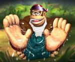 after_sex anthro ape bandanna clothing cum cum_on_feet donkey_kong_(series) donkey_kong_country eyewear foot_fetish footjob forest funky_kong gay gorilla looking_at_viewer male messy primate rand shorts spreading sunglasses tree vest
Rating: Explicit
Score: 0
User: unforget
Date: March 06, 2014