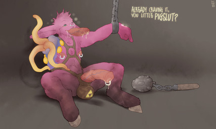 animal_genitalia animal_penis anthro balls bdsm bodily_fluids bondage bound corruption drooling equine_genitalia equine_penis foreskin genitals male nipples penis penis_tongue piercing saliva solo tentacles transformation unusual_anatomy unusual_genitalia_placement unusual_penis_placement mot nintendo the_legend_of_zelda link_(rabbit_form) popo equid equine horse hybrid lagomorph leporid mammal rabbit 5:3 digital_media_(artwork) hi_res