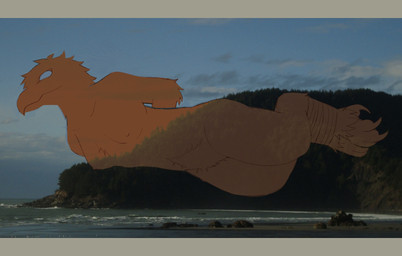 andromorph anthro arms_tied bdsm beach blue_sky border bound feathers intersex lying nipples nude_anthro on_side orange_body orange_feathers photo_background sky solo surrealism tan_border water buteoposting accipitrid accipitriform avian bird buteo chickenhawk red-tailed_hawk 2026 absurd_res full-length_portrait hi_res mixed_media photography_(artwork) portrait