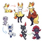 2017 2_tails ambiguous_gender anthro biped black_body black_nose blue_body blue_eyes blue_fur braixen claws closed_smile cutlery delphox digital_media_(artwork) dipstick_tail espurr eyebrows eyelashes female fennekin finger_claws flavia-elric fluffy fluffy_tail forehead_gem front_view fur gem generation_2_pokemon generation_4_pokemon generation_6_pokemon grey_body grey_fur group hi_res inner_ear_fluff kitchen_utensils looking_forward male_(lore) markings meowstic mouth_closed multi_tail nintendo one_eye_closed open_mouth open_smile paws pink_pupils pokemon pokemon_(species) pupils purple_eyes quadruped red_body red_fur red_tail red_tail_tip sharp_teeth side_view simple_background smile sneasel spoon tail tail_markings teeth toe_claws tongue tools trio tuft weavile white_background white_body white_fur white_sclera yellow_body yellow_fur yellow_gem