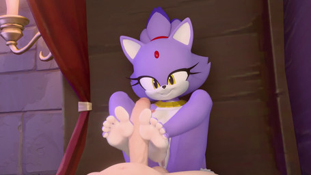 5_toes anthro balls big_balls big_penis candle duo erection feet female foot_fetish foot_play footjob foreskin fur genitals huge_balls huge_penis human_on_anthro humanoid_feet inside interspecies male male/female multicolored_body multicolored_fur nude penis plantigrade purple_body purple_fur sex size_difference smaller_female soles toes two_tone_body two_tone_fur vulva white_body white_fur yellow_eyes twintails3d sega sonic_the_hedgehog_(series) blaze_the_cat domestic_cat felid feline felis human mammal 16:9 2026 3d_(artwork) 3d_animation animated digital_media_(artwork) hi_res no_sound short_playtime webm widescreen