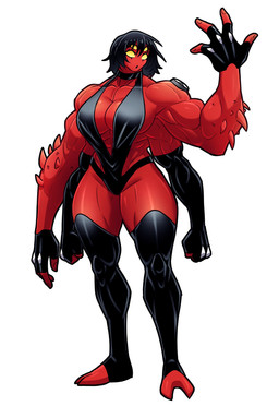 big_breasts black_hair breasts female hair multi_arm multi_eye multi_limb muscular muscular_female muscular_humanoid solo carpinchor ben_10 cartoon_network alien alien_humanoid humanoid tetramand absurd_res hi_res