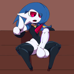 male solo greepurl nintendo pokemon gardevoir generation_3_pokemon humanoid pokemon_(species) animated hi_res