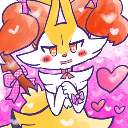 ambiguous_anthro ambiguous_gender anthro biped blush blush_stickers bodily_fluids bow_choker bow_ribbon choker drooling front_view hands_together heart_symbol jewelry looking_at_viewer narrowed_eyes necklace object_in_tail open_mouth open_smile saliva simple_background smile solo standing stick stick_in_tail tail annyui0611 nintendo pokemon braixen canid generation_6_pokemon mammal pokemon_(species) 1:1 2024 digital_drawing_(artwork) digital_media_(artwork) half-length_portrait hi_res japanese_description portrait translated_description