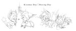 2015 anthro bat blowing_kiss boxing_day canid canine christmas comet_(silverfox5213) comic duo english_text eyes_closed fox fur greyscale hair heart_symbol holidays kerchief male mammal membrane_(anatomy) membranous_wings mistletoe monochrome neckerchief nude plant punching_face red_fox scared silverfox5213 silverfox5213_(character) star_(shape) text true_fox winged_arms wings
