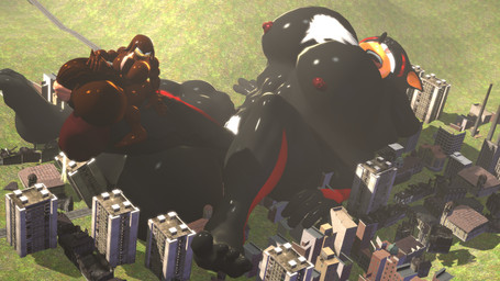 abs anthro balls big_balls big_muscles big_pecs big_penis bodily_fluids body_hair breath chest_hair city city_destruction curling_toes destruction duo feet genitals huge_balls huge_muscles huge_pecs huge_penis hyper hyper_balls hyper_genitalia hyper_muscles hyper_pecs hyper_penis larger_male looking_back lying macro male muscular muscular_male musk on_back panting pecs penis penis_size_difference pubes scar sitting_on_penis size_difference smaller_male smug_grin sweat tired angelic_endowment sega sonic_the_hedgehog_(series) fan_character shadow_the_hedgehog trial_the_echidna echidna eulipotyphlan hedgehog mammal monotreme 16:9 3d_(artwork) digital_media_(artwork) hi_res widescreen