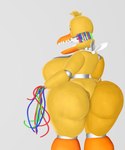 anthro beak bib_only big_breasts big_butt breasts bubble_butt butt female huge_breasts huge_butt huge_hips huge_thighs machine magazine no_hands nude rear_view side_view solo standing thick_thighs wide_hips wire smokedsoul35 five_nights_at_freddy's five_nights_at_freddy's_2 scottgames withered_chica_(fnaf) animatronic avian robot 3d_(artwork) 5:6 digital_media_(artwork) hi_res