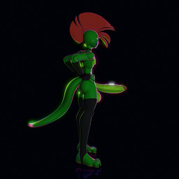 alternative_fashion anthro balls big_balls big_penis butt clothing femboy genitals hands_on_hips huge_balls huge_penis legwear looking_at_viewer male penis presenting presenting_hindquarters punk shaking_butt smile solo spikes stockings silentowl ash_(g-h-) gecko lizard reptile scalie 1:1 3d_(artwork) 3d_animation animated digital_media_(artwork)