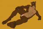 abs anthro balls brown_body brown_fur circumcised claws feet flaccid fur genitals humanoid_feet humanoid_genitalia humanoid_penis looking_at_viewer male muscular muscular_anthro muscular_male nipples nude penis plantigrade simple_background smile solo toes lionsilverwolf mammal mustelid otter 2016 digital_media_(artwork) hi_res