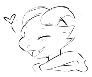 2_horns anthro blush blush_lines clothed clothed_anthro clothed_male clothing eyes_closed fangs front_view head_horn head_spikes heart_symbol hood hoodie horn male male_anthro open_mouth simple_background smile snout solo spikes spikes_(anatomy) teeth tongue topwear white_background loreking side_b kobold reptile scalie 2022 black_and_white headshot_portrait monochrome portrait sketch