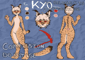 anthro femboy male male/male solo felid feline humanoid iberian_lynx lynx mammal hi_res model_sheet