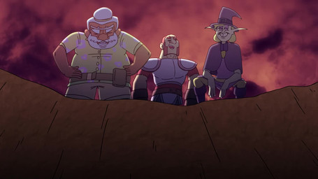 clothed clothing dialogue group hair hat headgear headwear humanoid_pointy_ears laugh male not_furry pointy_ears scene_interpretation trio cameronwoodardart clint_mcelroy_(va) griffin_mcelroy_(va) justin_mcelroy_(va) travis_mcelroy_(va) the_adventure_zone the_mcelroy_family magnus_burnsides merle_highchurch taako dwarf elf human humanoid mammal 16:9 2017 2d_animation animated digital_media_(artwork) frame_by_frame hi_res short_playtime sound video voice_acted widescreen