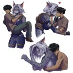 duo female male male/female murchie drone_commander felid feline human mammal sekarri 1:1 absurd_res hi_res