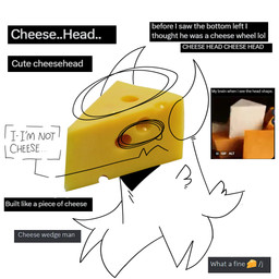 2_horns ambiguous_gender anthro bodily_fluids cheese dairy_products dialogue flesh_fang food front_view fur halo head_horn horn mouth_closed sad shitpost simple_background snout solo speech_bubble tears text white_background skykdotidot karma_(skykdotidot) unknown_species 1:1 2024 absurd_res digital_drawing_(artwork) digital_media_(artwork) english_text headshot_portrait hi_res meme portrait male_(lore)