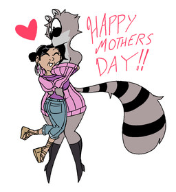 age_difference anthro big_breasts boots bottomwear breasts clothed clothing denim denim_bottomwear denim_clothing duo ear_piercing ear_ring eyes_closed female footwear heart_symbol high_heeled_boots high_heels holidays hug huge_breasts jeans larger_female markings older_female pants piercing raccoon_tail ring_piercing shirt shoes simple_background size_difference smile stripes sweater tail tail_markings tall_girl topwear white_background diegutan mother's_day uva_the_raccoon human mammal procyonid raccoon 2026 aliasing binary_drawing digital_drawing_(artwork) digital_media_(artwork) hi_res daughter_(lore) mother_(lore) mother_and_child_(lore) mother_and_daughter_(lore) parent_(lore) parent_and_child_(lore) parent_and_daughter_(lore)