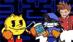 anthro bodily_fluids brown_hair clothing container crying cup drinking eyes_closed frown gloves group hair handwear long_ears male retro smile smug tears teeth unknown_artist bandai_namco klonoa_(series) nintendo pac-man_(series) super_smash_bros. tales_of_(series) tales_of_symphonia klonoa lloyd_irving pac-man domestic_cat felid feline felis human mammal waddling_head crossover meme