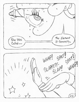 anthro bdsm blush blush_lines bodily_fluids bondage bound butt_bongos butt_slap dialogue duo eyelashes female horn horn_jewelry horn_ring inhibitor_ring jewelry magic_inhibitor magic_suppression massage_table nude nude_anthro nude_female ring ring_(jewelry) salon slap spa spanking speech_bubble sweat text tied_down unicorn_horn circe_(artist) friendship_is_magic hasbro my_little_pony mythology blue_nile_(mlp) rarity_(mlp) earth_pony equid equine horse mammal mythological_creature mythological_equine pony unicorn comic english_text monochrome