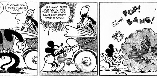 anthro bottomwear bowler_hat car clothed clothing dialogue driving eyewear female fingers floppy_ears footwear fur glasses gloves group handwear hat headgear headwear male onomatopoeia open_mouth outside pants pegleg plant shoes sound_effects text top_hat tree vehicle floyd_gottfredson disney public_domain mickey_mouse minnie_mouse pegleg_pete pete_(disney) sylvester_shyster canid canine canis domestic_cat domestic_dog felid feline felis mammal mouse murid murine rodent 1930 20th_century absurd_res ancient_art black_and_white dated english_text hi_res monochrome signature