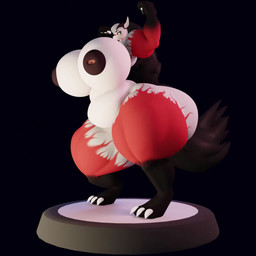 anthro belly big_arms big_breasts big_butt breasts butt claws female flexing genitals hair inverted_nipples long_hair looking_at_viewer markings muscular muscular_female navel nipples plump_labia pokeball solo thick_thighs vulva wide_hips darkdraketom nintendo pokemon generation_3_pokemon mightyena pokemon_(species) 1:1 3d_(artwork) animated blender_(artwork) digital_media_(artwork) hi_res no_sound short_playtime turntable_(animation) video