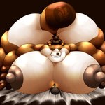 anthro asphyxiation big_breasts big_butt big_moobs body_slam breast_smother breasts brown_body brown_fur bubble_butt butt chubby_cheeks double_chin duo evil_grin eyes_closed fur gold_(metal) gold_tooth grin highlights_(coloring) huge_breasts huge_butt huge_moobs hyper hyper_butt hyper_moobs impact_lines kemono larger_male macro male male/male moobs morbidly_obese morbidly_obese_anthro morbidly_obese_male nipples nude obese obese_anthro obese_male overweight overweight_anthro overweight_male simple_background size_difference smaller_male smile smirk smothering sumo tail thick_thighs updog wide_hips wrestling fujiyama_samoyed anon libra_(fujiyamasamoyed) canid canine mammal raccoon_dog tanuki 1:1 hi_res shaded soft_shading