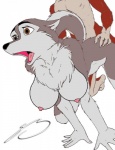 all_fours anal anal_penetration anthro anthrofied balto_(series) breasts butt butt_grab canid canine canis doggystyle domestic_dog duo dusty_(balto) faceless_character faceless_male female female_penetrated from_behind_position fur hand_on_butt hybrid kodiak_(balto) male male/female male_penetrating male_penetrating_female mammal nude open_mouth penetration raised_tail sex steven_stagg tail teeth tongue tuft universal_studios wolf wolf_tail wolfdog