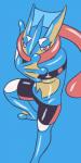 amphibian bike_shorts female frog greninja long_tongue nintendo pokémon tongue unknown_artist video_games
Rating: Questionable
Score: 0
User: Juni221
Date: January 17, 2014