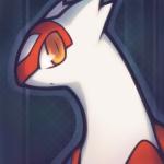 abstract_background ambiguous_gender blue_markings feral glistening glistening_eyes markings multicolored_body outline pupils red_body side_view slit_pupils solo white_body yellow_eyes zaikudo nintendo pokemon generation_3_pokemon latias legendary_pokemon pokemon_(species) 1:1 bust_portrait digital_media_(artwork) low_res oekaki portrait reaction_image shaded