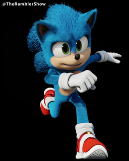 anthro blue_body blue_fur blue_quills clothing footwear fur gloves green_eyes handwear male running shoes smile solo theramblershow puma_(company) sega sonic_the_hedgehog_(film) sonic_the_hedgehog_(series) sonic_the_hedgehog eulipotyphlan hedgehog mammal 3d_(artwork) absurd_res blender_(artwork) digital_media_(artwork) hi_res zbrush_(artwork)