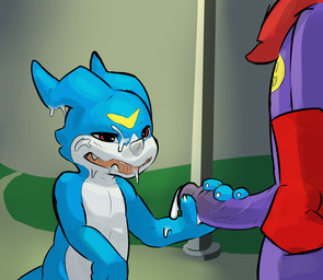 bandai colored cum cum_drool cum_on_face cum_string dacad digimon dripping duo erection faceless_male glans gloves hand_on_penis handjob impmon male male/male open_mouth outside penis uncut veemon
Rating: Explicit
Score: 15
User: Circeus
Date: December 16, 2014 bandai colored cum cum_drool cum_on_face cum_string dacad digimon dripping duo erection faceless_male glans gloves hand_on_penis handjob impmon male male/male open_mouth outside penis uncut veemon
Rating: Explicit
Score: 15
User: Circeus
Date: December 16, 2014