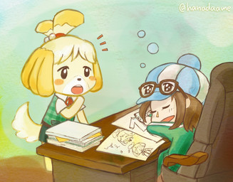 ambiguous_gender animal_crossing animal_crossing:_new_leaf anthro canine duo female human isabelle_(animal_crossing) mammal nintendo unknown_artist video_games
Rating: Safe
Score: 8
User: Untamed
Date: December 09, 2013 ambiguous_gender animal_crossing animal_crossing:_new_leaf anthro canine duo female human isabelle_(animal_crossing) mammal nintendo unknown_artist video_games
Rating: Safe
Score: 8
User: Untamed
Date: December 09, 2013