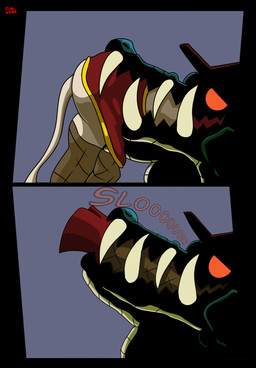 after_rape after_sex bodily_fluids broken_rape_victim cum cum_inflation cum_inside dialogue female genital_fluids hyracotherium inflation male male/female public size_difference vore vore_bulge filthivore kieron_the_kaprosuchus crocodilian equid equine kaprosuchus mammal reptile scalie hi_res