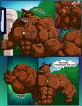 abs anthro big_muscles body_size_growth claws daemon_ritus eye_ridges fangs flexing growth happy horn huge_muscles hyper hyper_muscles male male_anthro muscle_growth muscular muscular_male size_transformation solo teeth text trail transformation transformation_sequence vein veiny_muscles morkzaytf9 hanna-barbera scooby-doo_(series) scrappy-doo canid canine mammal comic english_text