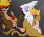 age_difference animal_genitalia antlers avian ball_gag balls bdsm blindfold blonde_hair blue_eyes bondage bound brown_fur castration cervine chubby cock_and_ball_torture crossgender deer duo dusty_claws erection friendship_is_magic fur gag genital_piercing gore gryphon hair horn horsecock knot male mutilation my_little_pony original_character pain penis piercing precum prehensile_tail pubes shucked simple_background sitting tears teenager torture vein vodkaroo
Rating: Explicit
Score: -7
User: Sofi
Date: December 09, 2013