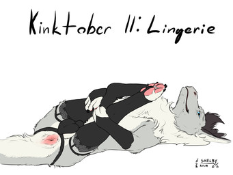 anus black_claws black_clothing black_hair black_legwear black_panties black_underwear blue_eyes claws clothed clothing crossdressing feral fur grey_body grey_fur hair legwear lingerie_on_feral looking_at_viewer lying male male_feral mouth_closed on_back panties pawpads pink_anus pink_pawpads simple_background solo underwear white_background white_body white_fur sketchy_shelby mythology dragon furred_dragon furred_scalie mythological_creature mythological_scalie scalie 4:3 hi_res