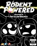 4:5 absurd_res ace_(rodent_powered) aeris_(rodent_powered) anthro bandanna big_breasts black_background bob_cut breasts comic cover cover_art cover_page duo english_text female generation_2_pokemon hair hi_res kerchief nintendo outline pichu pokemon pokemon_(species) pokemon_mystery_dungeon rodent_powered_(softestpuffss) semi-anthro sibling_(lore) simple_background softestpuffss spike_chunsoft text trans_(lore) white_outline zipper