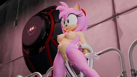 accessory anthro areola bodily_fluids bound breasts clenched_teeth clothing cum cum_in_vagina cum_inflation cum_inside female genital_fluids genitals gloves gloves_only green_eyes hair hair_accessory hairband handwear handwear_only inflation mostly_nude multicolored_body navel nipples penetration pink_body pink_hair restrained restrained_by_tentacles sex solo tan_body teeth tentacle_in_vagina tentacle_penetration tentacle_sex tentacles two_tone_body vaginal vaginal_penetration vulva twintails3d sega sonic_the_hedgehog_(series) amy_rose eulipotyphlan hedgehog mammal 16:9 2024 3d_(artwork) digital_media_(artwork) hi_res widescreen