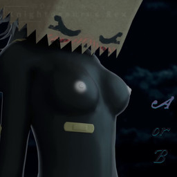 anthro band-aid bandage bouncing_breasts breasts covered_face female glowing glowing_nipples nipples nude small_breasts solo knightosaurusrex evilyn_(knightosaurusrex) domestic_cat felid feline felis ghost mammal spirit 3d_(artwork) 3d_animation animated digital_media_(artwork) short_playtime video