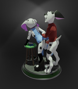 3d_print anthro bodily_fluids clothing cum cum_inside dress drunk female footwear genital_fluids genitals group high_heels male male/female penis risky_sex sex shoes substance_intoxication vulva lib3dprinting 101_dalmatian_street 101_dalmatians disney dolly_(101_dalmatians) dylan_(101_dalmatians) canid canine canis dalmatian domestic_dog mammal 3d_(artwork) blender_(artwork) digital_media_(artwork) hi_res incest_(lore) stepsibling_(lore)