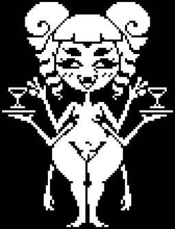 5_eyes 6_arms alcohol alternate_universe anthro bangs belly beverage blush blush_lines breasts container cup curly_hair drinking_glass eyelashes fangs female front_view genitals glass glass_container glass_cup hair hair_swirl holding_object holding_plate looking_at_viewer multi_arm multi_eye multi_limb navel nipples nude nude_female open_mouth plate plump_labia simple_background small_breasts small_waist smile solo standing swirl teeth thick_thighs vulva wide_hips wine wine_glass moronicpixels undertale undertale_(series) muffet animal_humanoid arachnid arachnid_humanoid arthropod arthropod_humanoid humanoid spider spider_humanoid black_and_white digital_media_(artwork) monochrome pixel_(artwork)